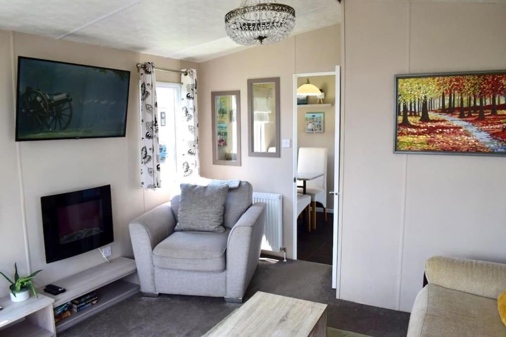 Cosy & Modern Private Seaview Caravan North Seaton Εξωτερικό φωτογραφία