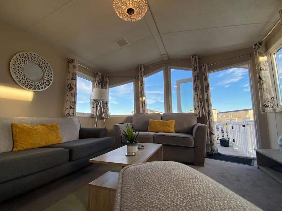 Cosy & Modern Private Seaview Caravan North Seaton Εξωτερικό φωτογραφία