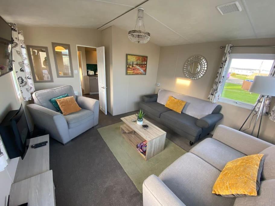 Cosy & Modern Private Seaview Caravan North Seaton Εξωτερικό φωτογραφία